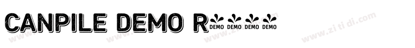 Canpile Demo R字体转换